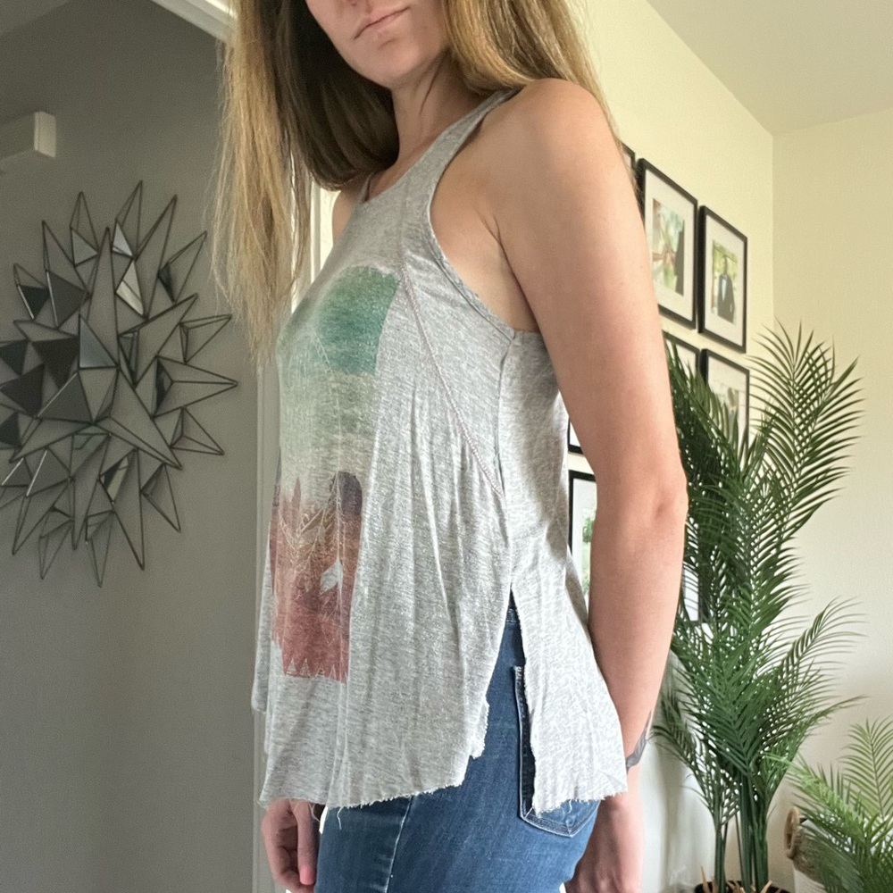 GYPSY DREAMS FRAYED TANK - Picture 8 of 15